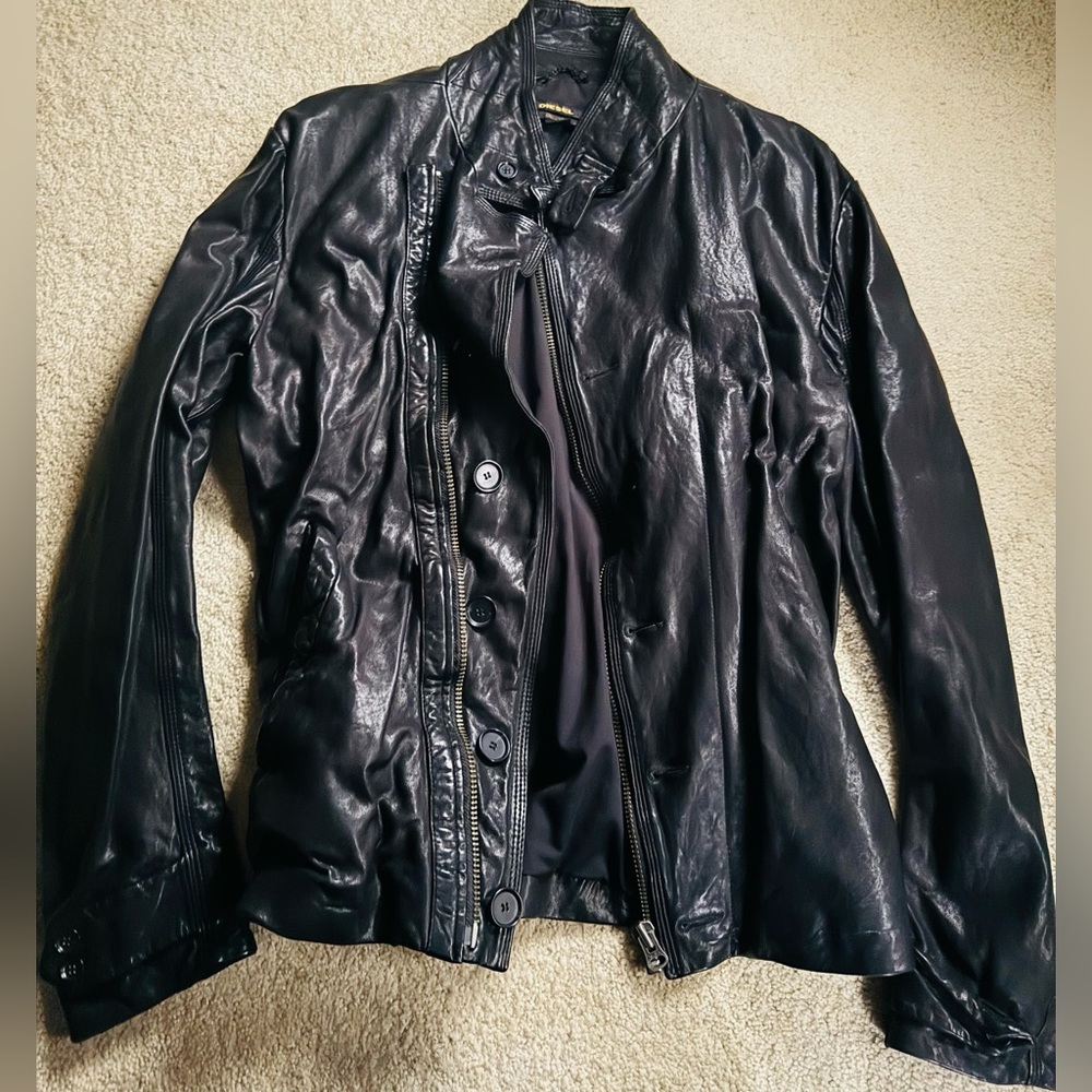Diesel Black Gold leather jacket